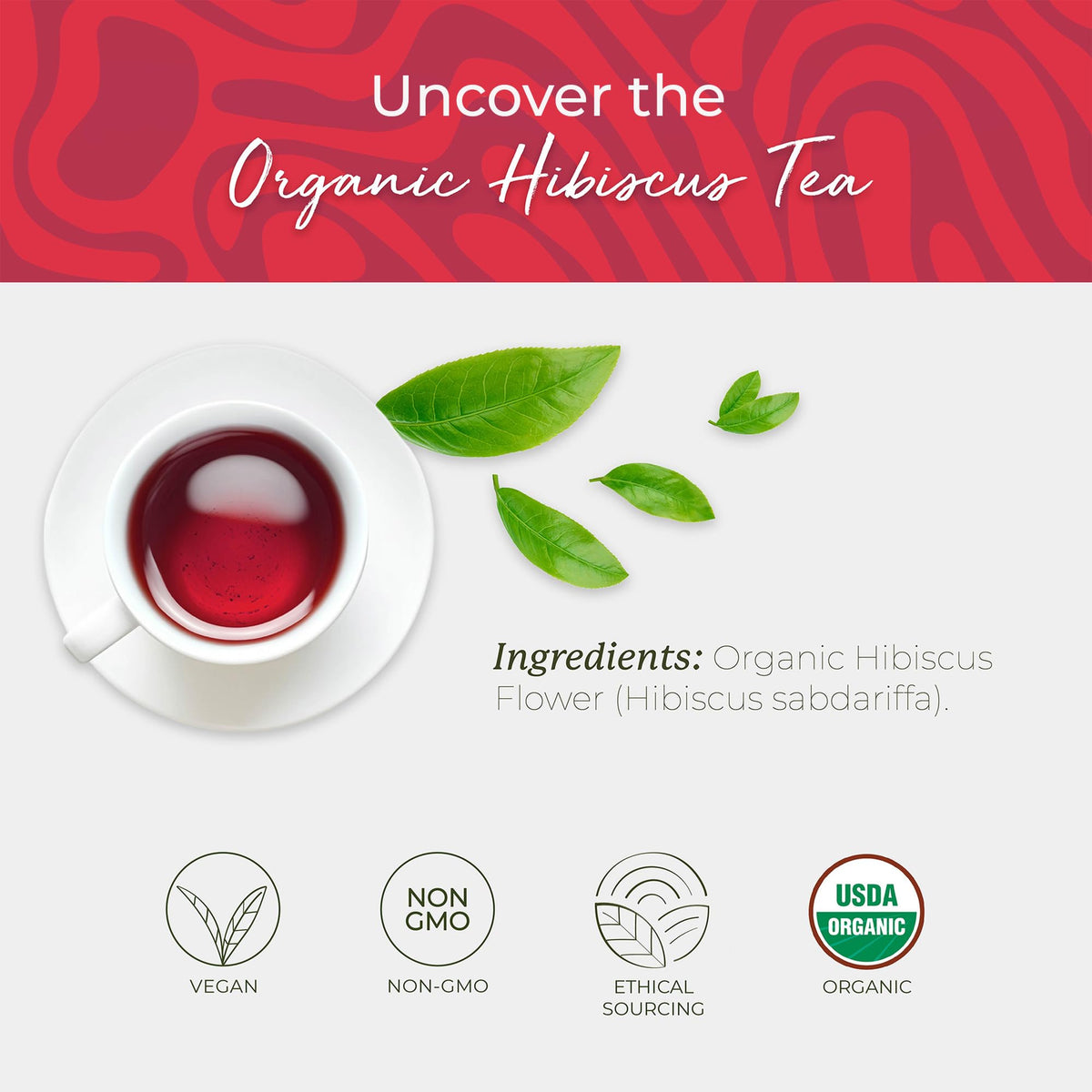 Starwest Botanicals caffeine-free infusion suitable for anytime, natural refreshment without caffeine jitters