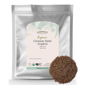Starwest Botanicals caraway seeds, whole bag, ideal for rye bread flavor