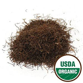 Starwest Botanicals corn silk loose dried herbs ideal for hot tea infusions and refreshing blends.