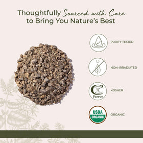 Starwest Botanicals Essiac Tea Organic rhubarb root, crisp herbal profile and gentle tannins