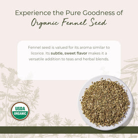 Organic fennel seed from Starwest Botanicals with kosher certification.
