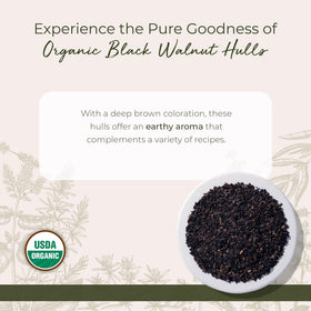 Finely ground walnut hull powder ready for tea, baking, and herbal blends by Starwest Botanicals.