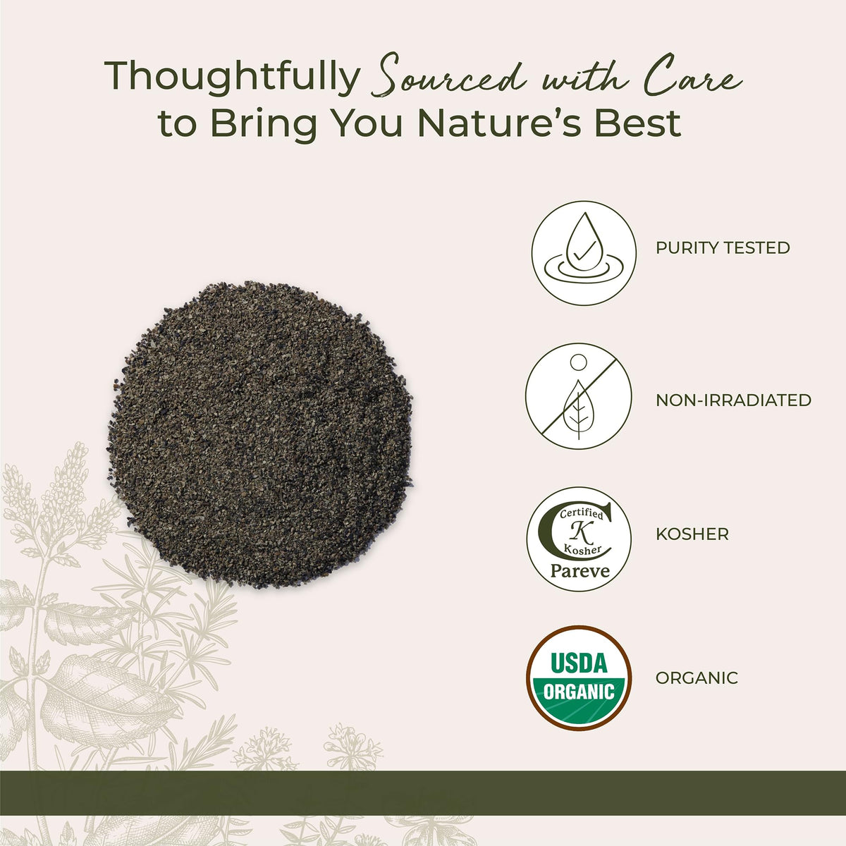 Starwest Botanicals Kelp Granules in dressing adds savory color