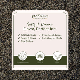 Starwest Botanicals Kelp Granules in soup for depth and flavor