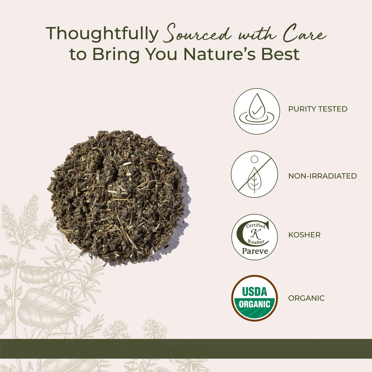 Bulk 1lb mugwort pack from Starwest for cost-efficient daily use.
