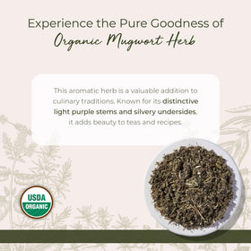 Starwest mugwort cut-sifted loose-leaf ready for infusion and flavoring.