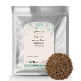 Starwest Botanicals organic anise seed bulk bag for easy pantry use
