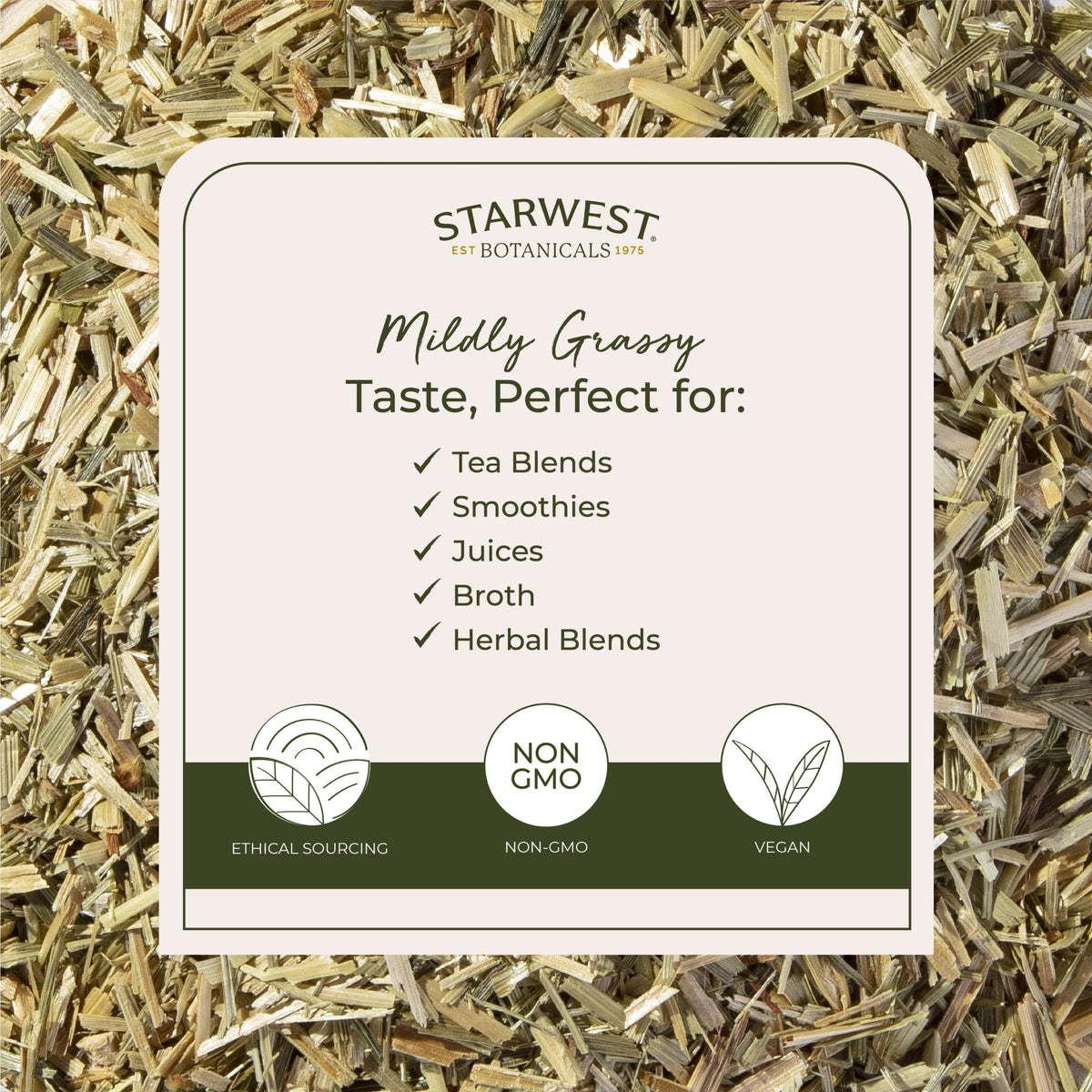 Starwest Botanicals organic certification signals pure, pesticide-free ingredients for daily use.