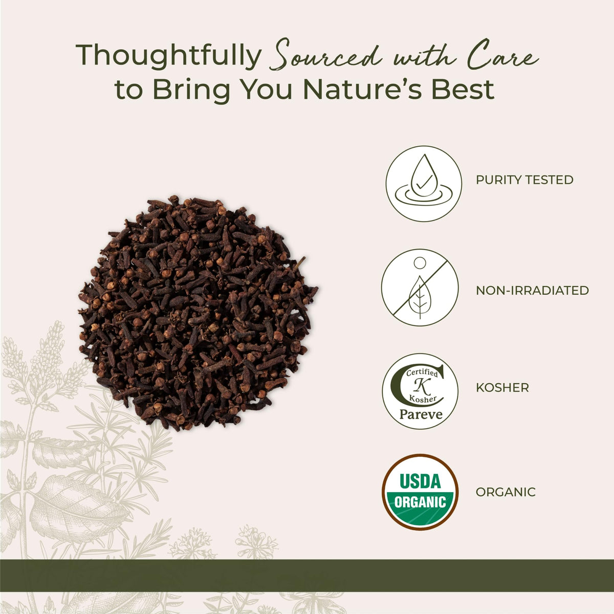 Starwest Botanicals Organic Cloves Whole baked-dish—adds depth to cookies, cakes, and desserts