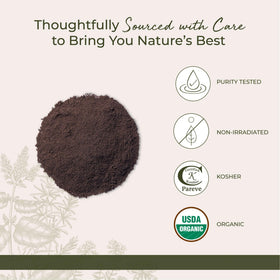 Starwest Botanicals organic Kosher label on chaste-tree-berries packaging signals trusted sourcing