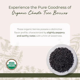 Starwest Botanicals Vitex Agnus Castus berries close-up for aromatherapy and blends
