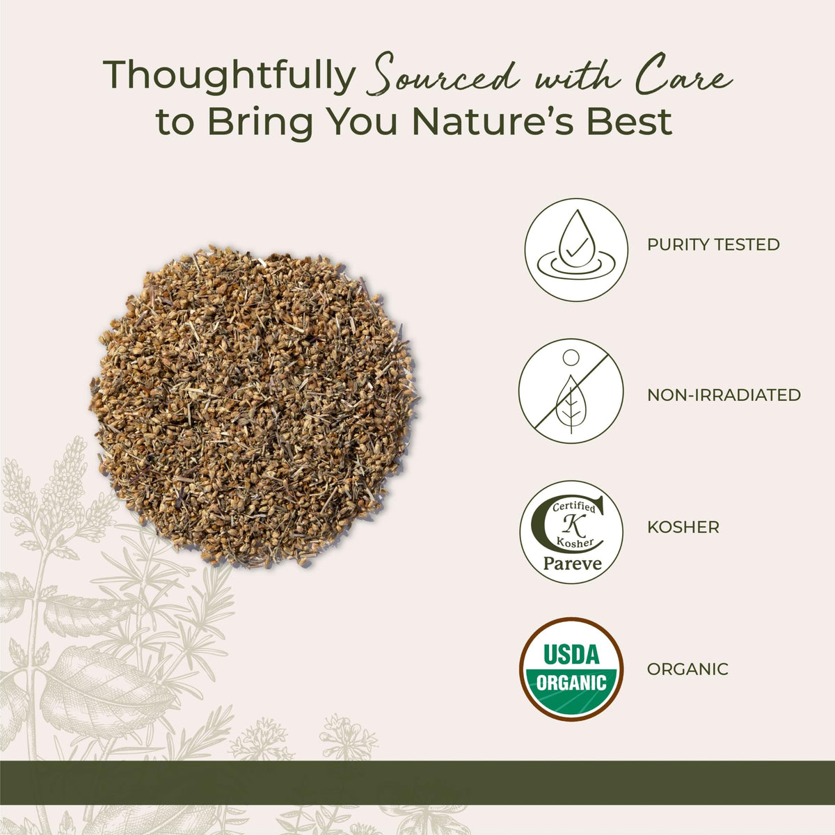 Outer packaging of Starwest Botanicals Yarrow Flowers