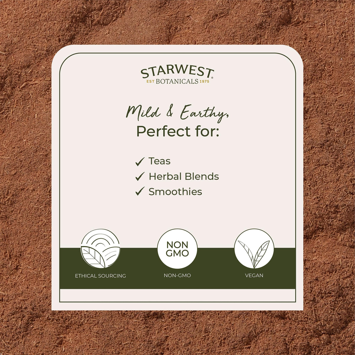 Starwest Cat's Claw Bark Powder tea infusion in progress