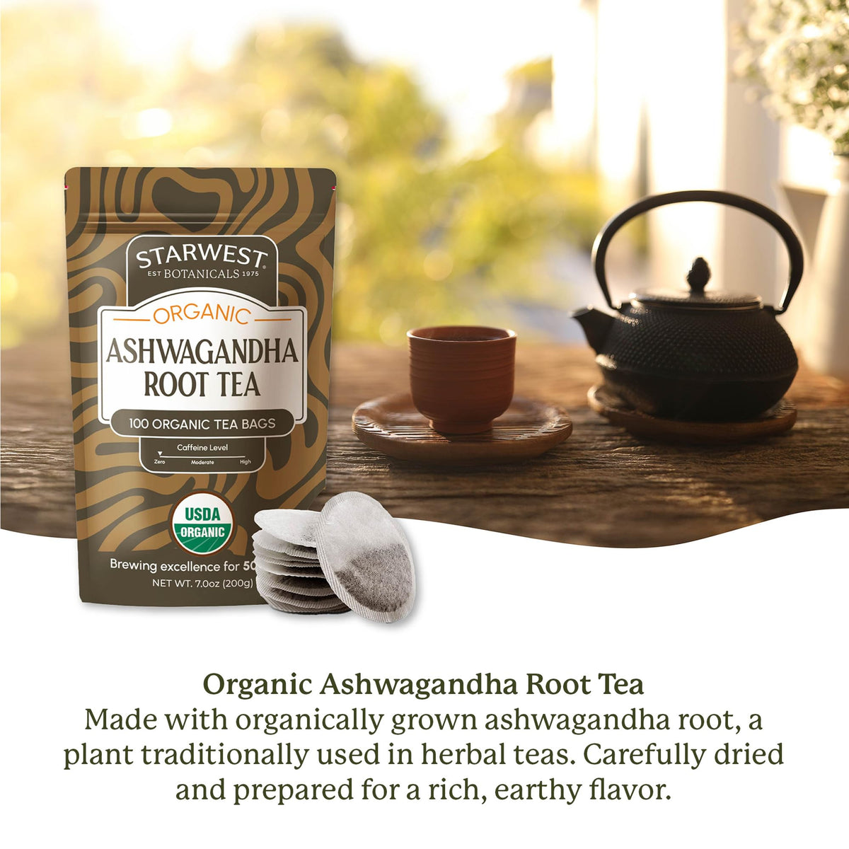 Starwest Organic certification label ensuring trusted, organic sourcing.