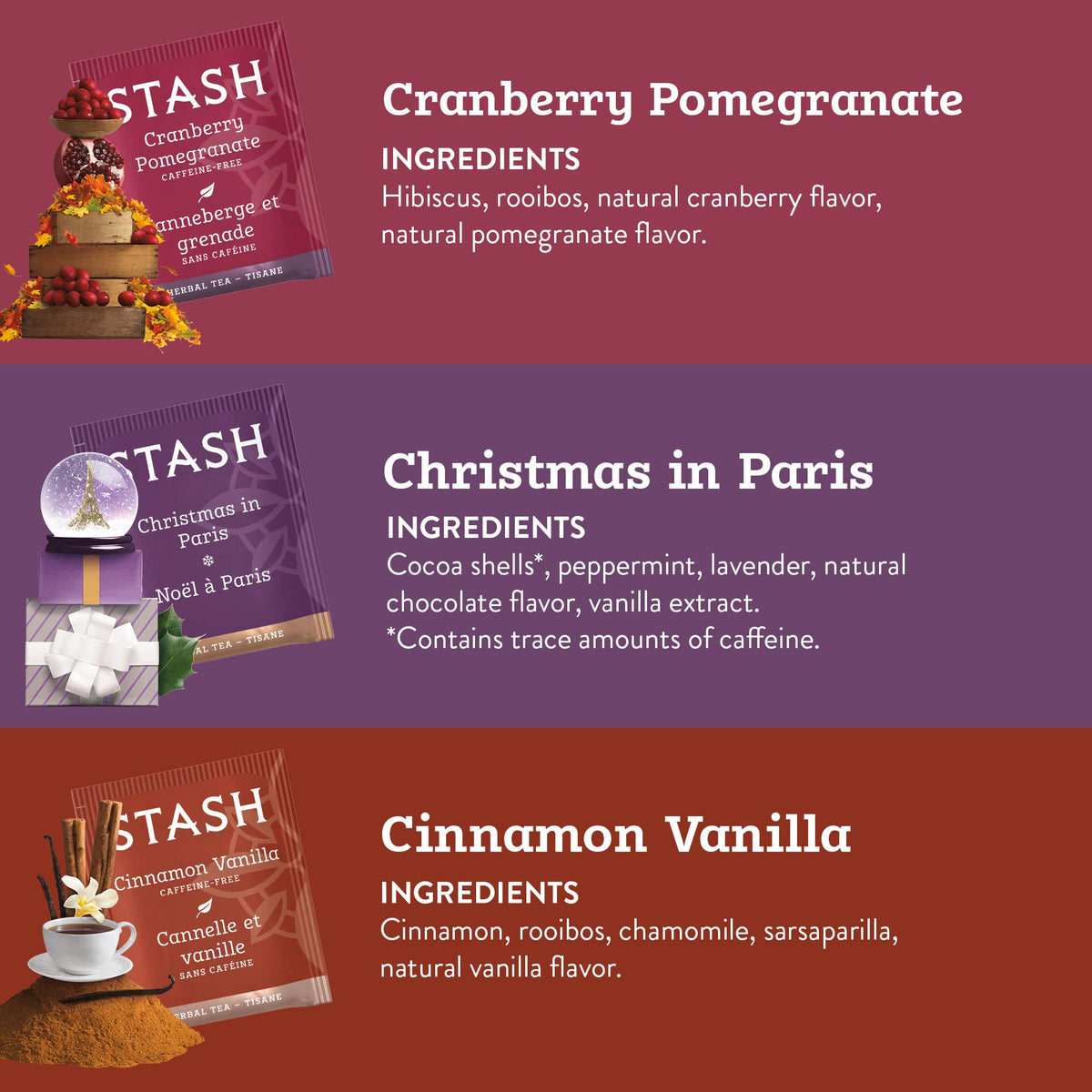 Stash Christmas-morning-tea-cup displaying bold black tea aroma