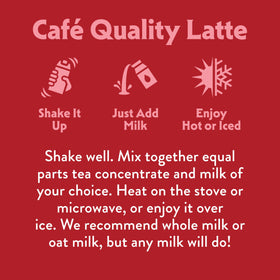 Stash Double Spice Chai Latte ready to enjoy hot or iced