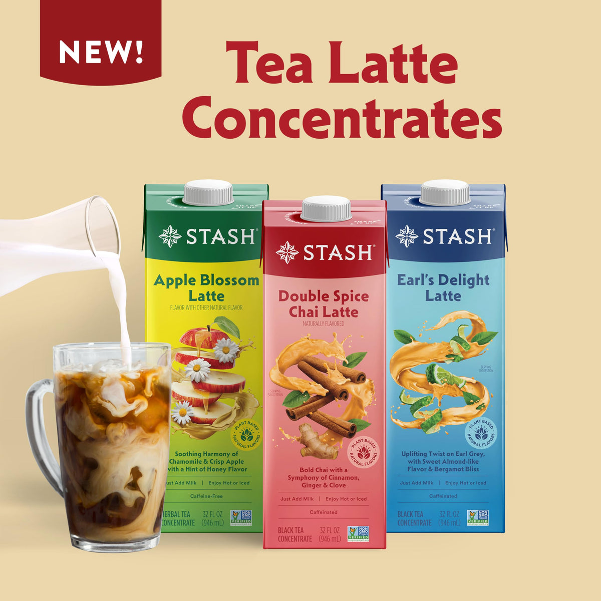 Stash Double Spice Chai Latte from Portland heritage, crafted by tea experts