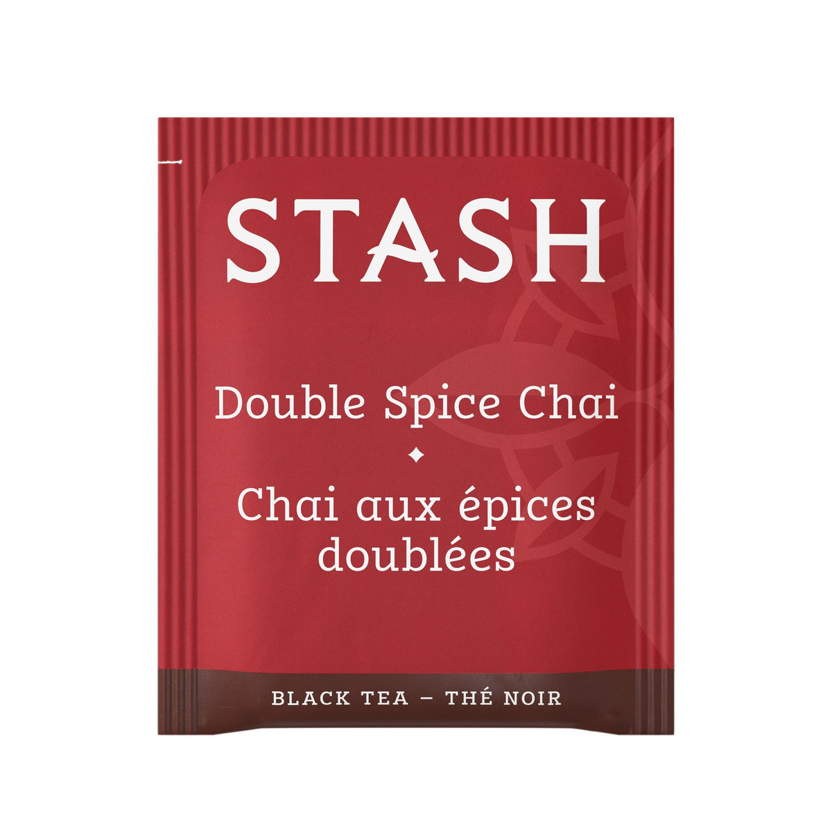 Stash Double Spice Chai tea box highlights bold spice-forward packaging.