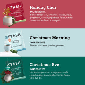Stash holiday-chai-tea-bag with spiced black tea notes