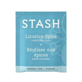 Stash Licorice Spice tea steeping, releasing a warm amber aroma.