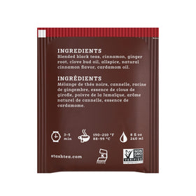 Stash tea bags in stay-fresh foil wrappers for consistent steep.