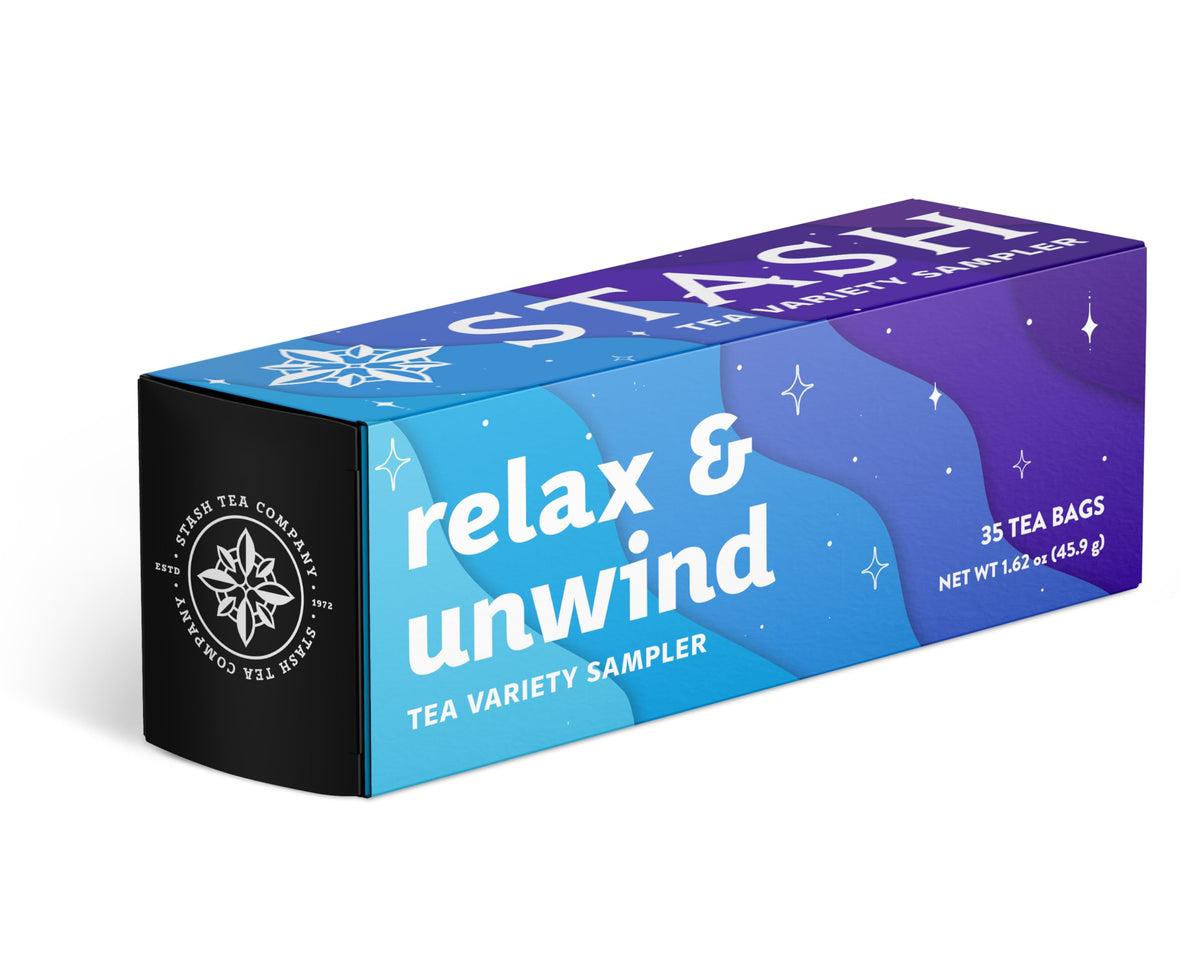 Stash calming herbal tea bag with fragrant aroma for peaceful moments.