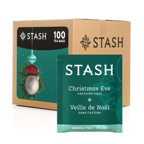 Stash Christmas Eve Tea bags in a box for a caffeine-free comforting moment