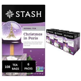 Stash Tea Christmas in Paris pack shown for gifting and holiday sipping.
