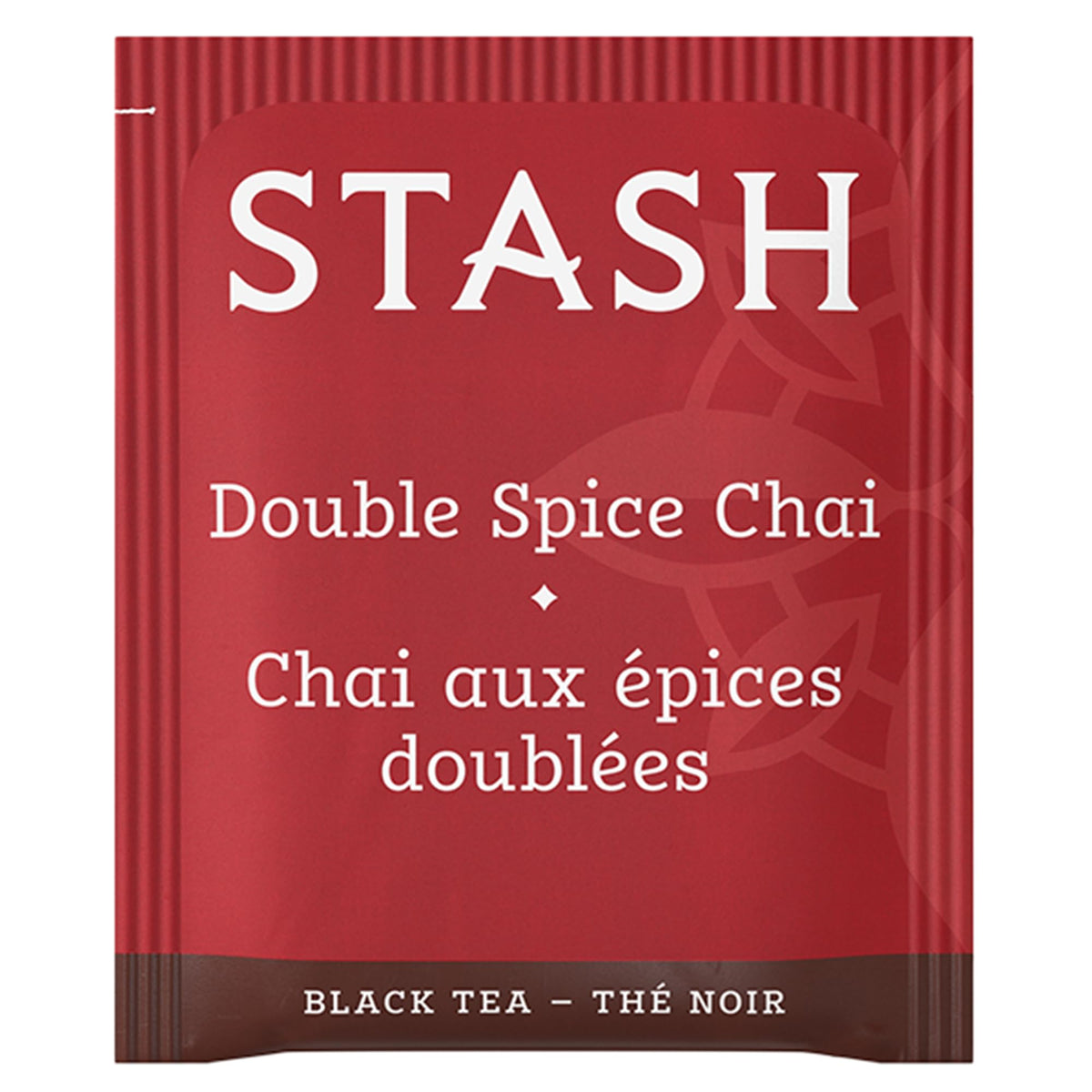Stash Tea Double Spice Chai tea bags ready for a flavorful steep and aromatic brew.