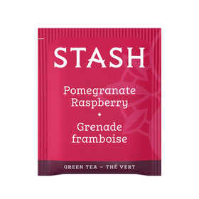 Stash tea bag foil-wrapped to preserve freshness for hot or iced tea.