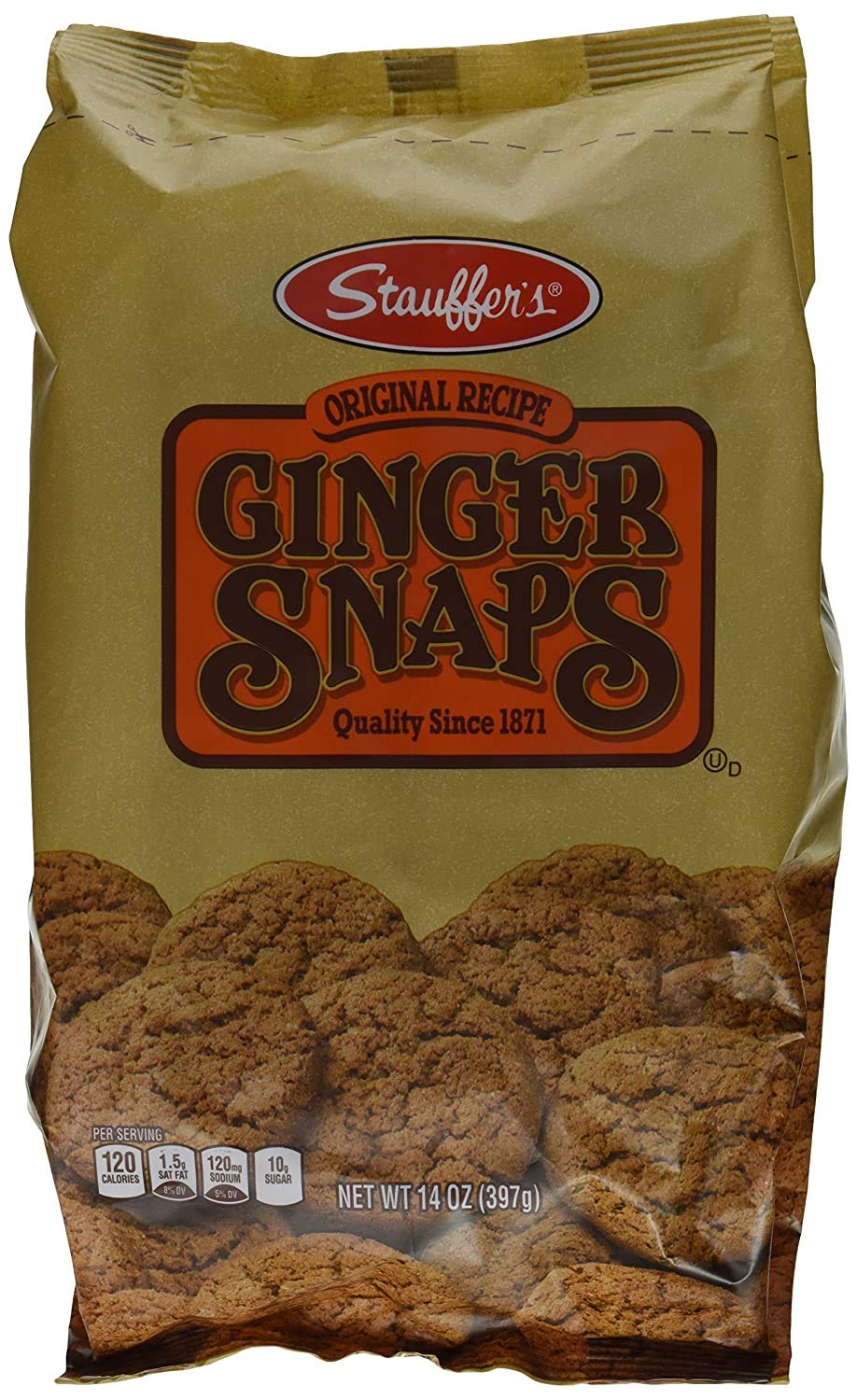 Stauffer's Ginger Snap original cookies ready for dunking with tea.