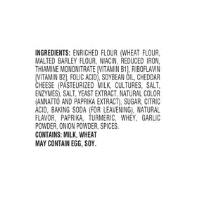 WHALES Stauffer's crackers with no artificial flavors or colors.