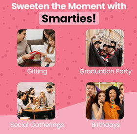 STAW Smarties peanut-free candy for allergy-conscious celebrations.