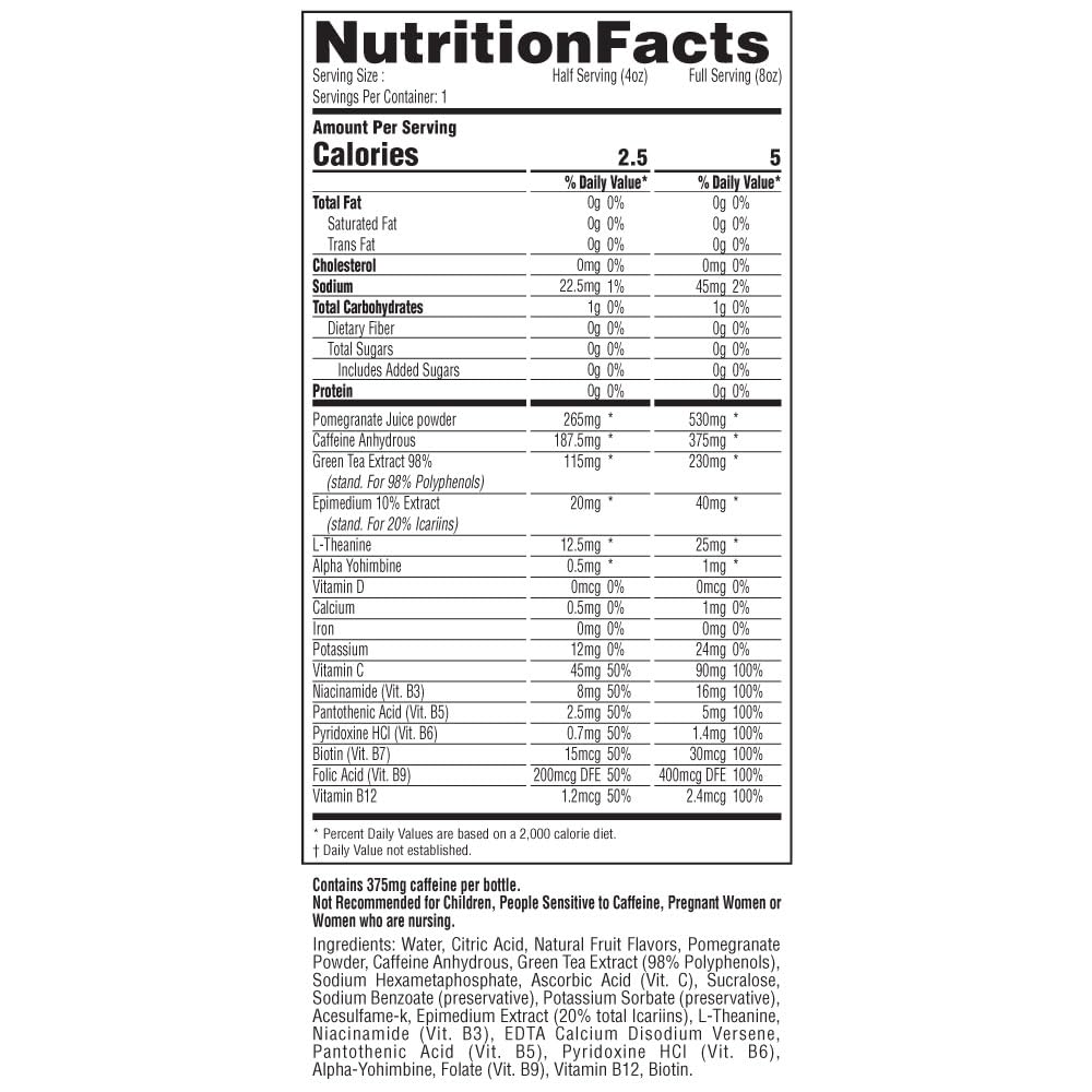 Steel Supplements Revit Xtreme energy bottle highlighting caffeine content for energy