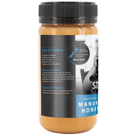 Steens Manuka Honey jar seal communicates freshness and secure storage.