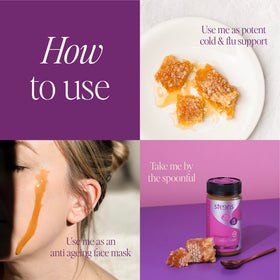 Steens Manuka Honey MGO 830 badge visible, signaling high potency and flavor.