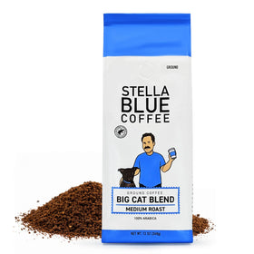 Stella Blue Big Cat Blend bag for everyday brewing.