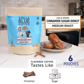 Stella Blue cinnamon sugar donut flavor delivers nostalgic aroma and comforting taste.