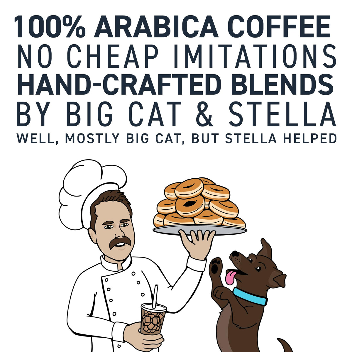Stella Blue easy brew means no equipment needed for quick cold brew.