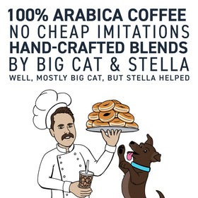 Stella Blue easy brew means no equipment needed for quick cold brew.