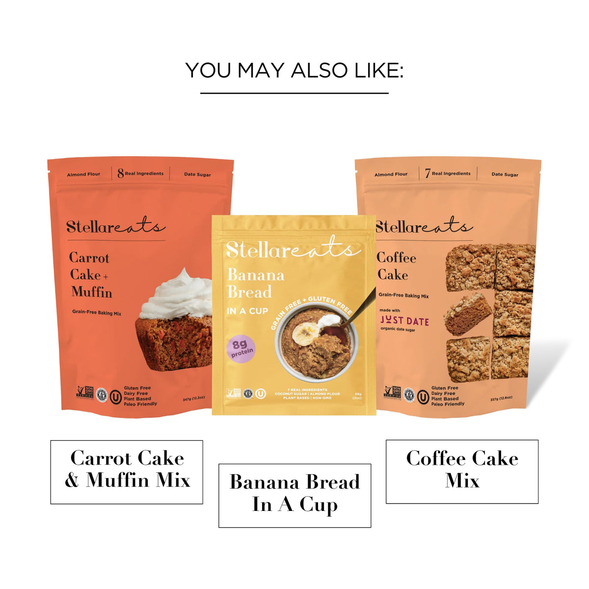 Stellar Eats Banana Bread coconut sugar jar emphasizes natural sweetness without artificial flavors.