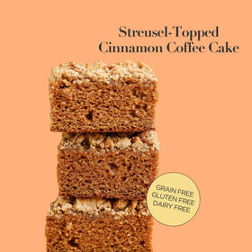 Stellar Eats dry ingredients scoop highlighting almond flour and tapioca starch for grain-free batter.