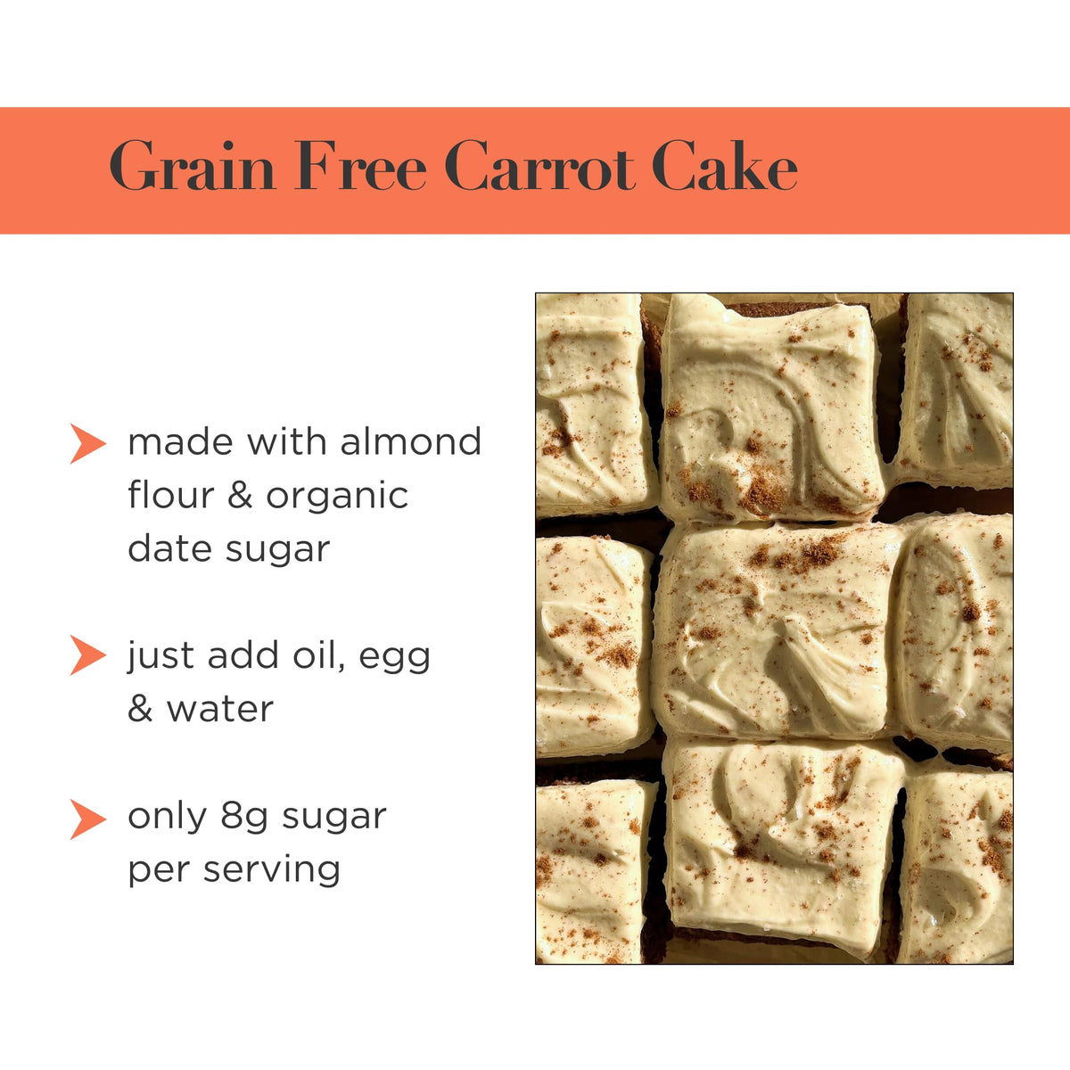 Stellar Eats dehydrated carrot bits add real carrot flavor to batter