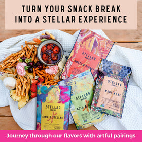 Baked-from-scratch in a US facility, Stellar Snacks pretzel braids.