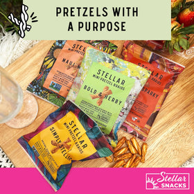 Stellar Snacks Mini Pretzel Braids 1.5-ounce bite—portion-controlled crunch for busy days.