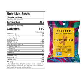 STELLAR SNACKS Portable snack bags ideal for travel, work, or school.