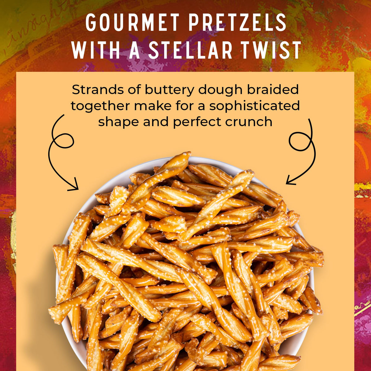 STELLAR SNACKS Cinnamon Dolce glaze adds visual appeal