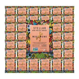 STELLAR SNACKS Maui Monk mini pretzel braids 0.5 oz pack, convenient on-the-go snack.