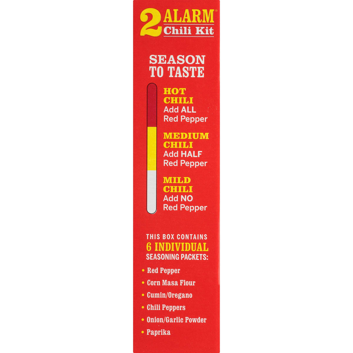 Step-by-step chili kit instructions for quick prep.