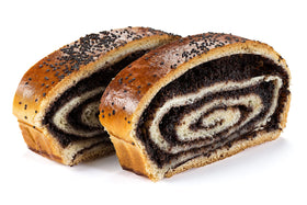 Stern's Bakery poppy seed cake kosher label on packaging